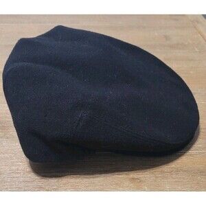 Headchange Made in USA Ear Flap Ivy Newsboy Cap Black Size XL